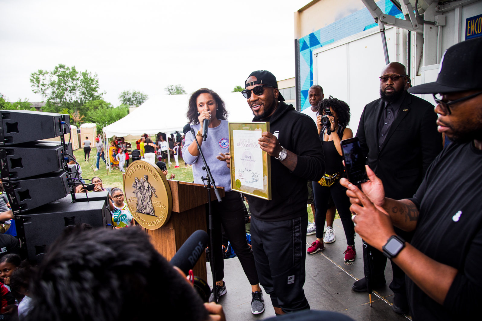 Jeezy, Neisha Neshae and more appear at Councilwoman Mary Sheffield's latest pop up